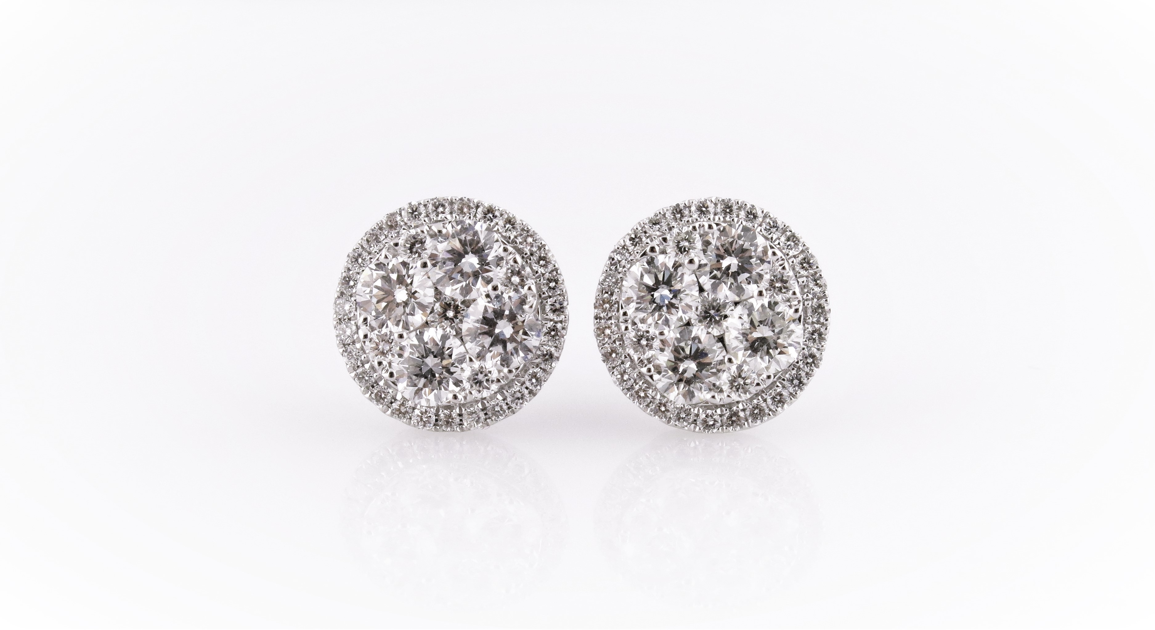 ADCO Diamond | Cluster Diamond Earrings